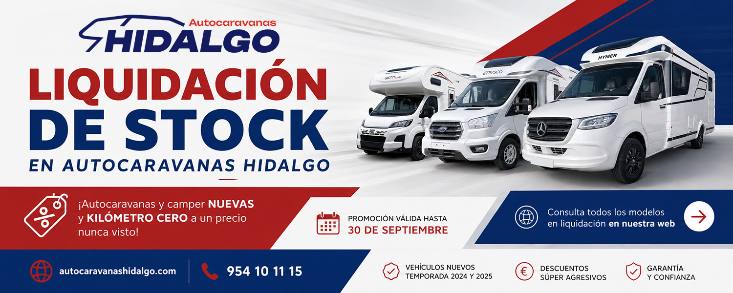 Liquidacion Stock Autocaravanas Hidalgo